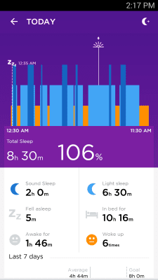 Capture d'écran de l'application UP - Requires UP/UP24/UP MOVE - #3