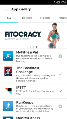 Capture d'écran de l'application UP - Requires UP/UP24/UP MOVE - #5