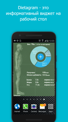 Capture d'écran de l'application DietGram - Calorie Calculator - #2