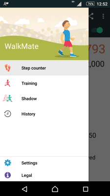 Capture d'écran de l'application WalkMate - #1