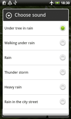 Capture d'écran de l'application Rain Sounds Relax & Sleep - #2