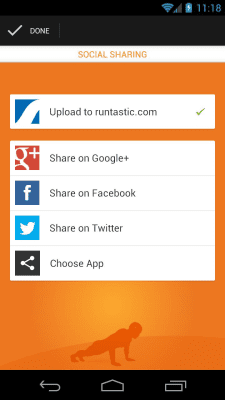 Capture d'écran de l'application Runtastic Push-Ups Push-Ups - #7