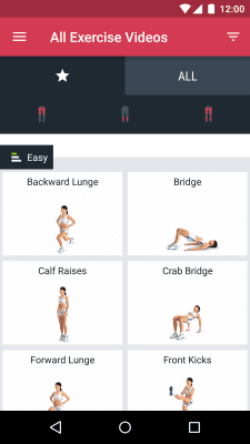 Capture d'écran de l'application Runtastic Leg Trainer Jambes - #2