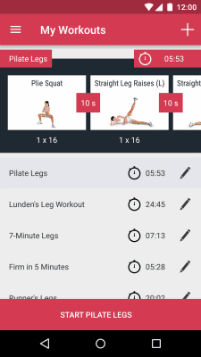 Capture d'écran de l'application Runtastic Leg Trainer Jambes - #5