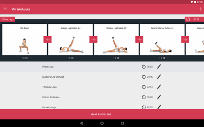 Capture d'écran de l'application Runtastic Leg Trainer Jambes - #11