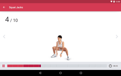 Capture d'écran de l'application Runtastic Leg Trainer Jambes - #13