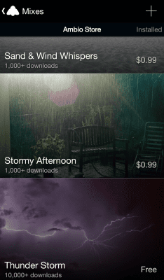 Capture d'écran de l'application Ambio - Sons du sommeil - #3