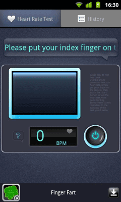 Capture d'écran de l'application Heart Rate Tester - #1