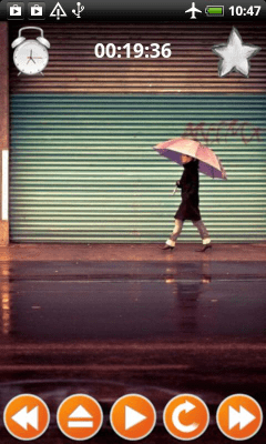 Capture d'écran de l'application Le bruit de la pluie - #5