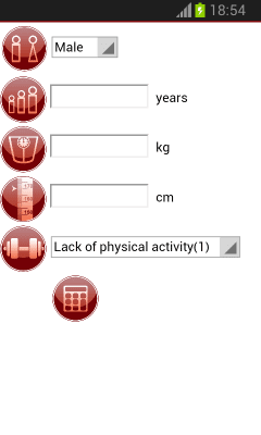 Capture d'écran de l'application calorie calculator free - #1