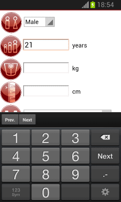 Capture d'écran de l'application calorie calculator free - #2