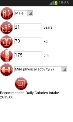 Capture d'écran de l'application calorie calculator free - #3