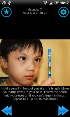 Capture d'écran de l'application Entraîneur oculaire - #6