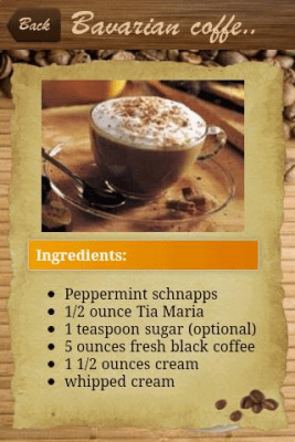 Capture d'écran de l'application Coffee Recipes - #4
