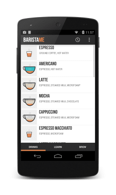 Capture d'écran de l'application Baristame - Coffee Guide FREE - #1