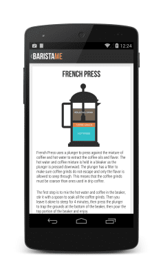 Capture d'écran de l'application Baristame - Coffee Guide FREE - #3