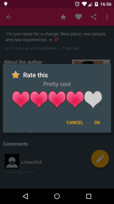 Capture d'écran de l'application Love Poems - #5