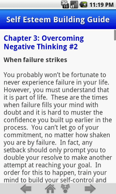 Capture d'écran de l'application Self Esteem Building Guide - #3