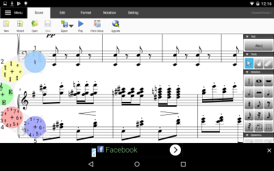 Capture d'écran de l'application Crescendo Music Notation Free - #2