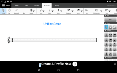 Capture d'écran de l'application Crescendo Music Notation Free - #4