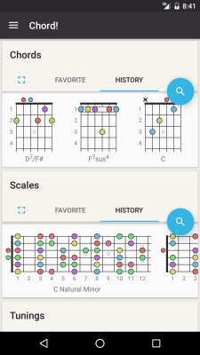 Capture d'écran de l'application Chord! Free (Guitar Chords) - #3