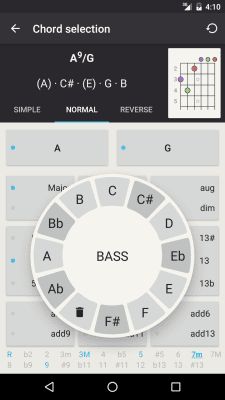 Capture d'écran de l'application Chord! Free (Guitar Chords) - #4