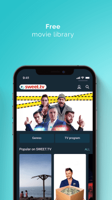 Capture d'écran de l'application SWEET.TV - #6