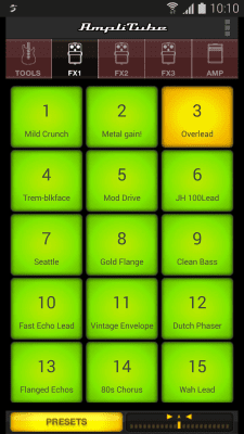Capture d'écran de l'application AmpliTube Free/SamsungProAudio - #6