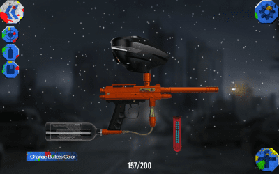 Capture d'écran de l'application Simulateur d'armes de paintball eWeapons - #1