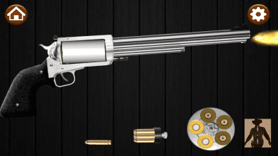 Capture d'écran de l'application eWeapons Sim Guns revolver - #5