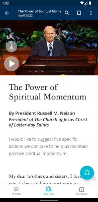Capture d'écran de l'application Bibliothèque évangélique - #6