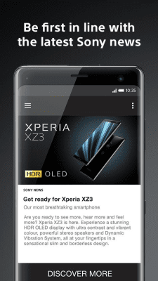 Capture d'écran de l'application Xperia LOUNGE - #2