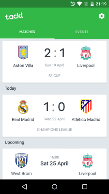 Capture d'écran de l'application Tackl pour Messenger - #3