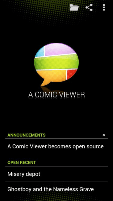Capture d'écran de l'application Droid Comic Viewer - #2