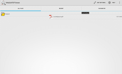 Capture d'écran de l'application MobilePDFViewer (Free) - #1