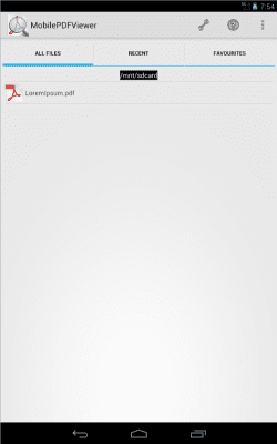 Capture d'écran de l'application MobilePDFViewer (Free) - #3