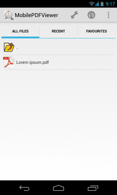Capture d'écran de l'application MobilePDFViewer (Free) - #5