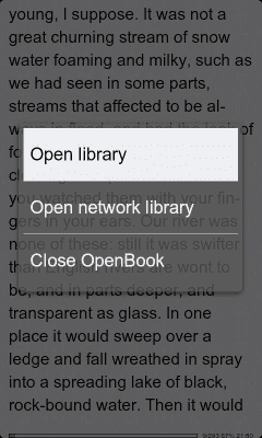 Capture d'écran de l'application Open Book Reader - #4