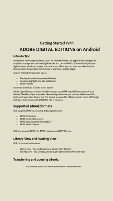 Capture d'écran de l'application Adobe Digital Editions - #2