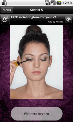 Capture d'écran de l'application Make-Up Anleitungen free - #4