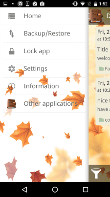 Capture d'écran de l'application Diary Locked - #2