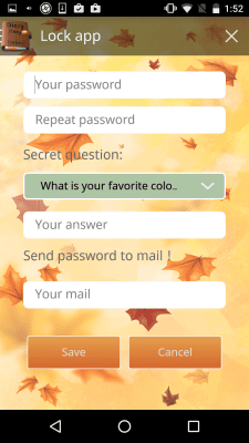 Capture d'écran de l'application Diary Locked - #5