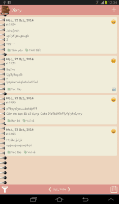 Capture d'écran de l'application Diary Locked - #9