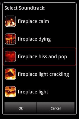 Capture d'écran de l'application Fireplace - #2