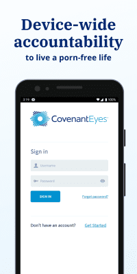 Capture d'écran de l'application Covenant Eyes - #1