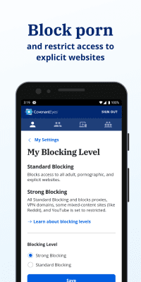 Capture d'écran de l'application Covenant Eyes - #3