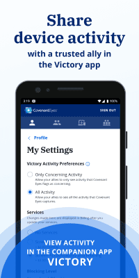 Capture d'écran de l'application Covenant Eyes - #4