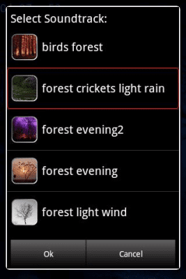 Capture d'écran de l'application Forest Sounds to Relax - #2