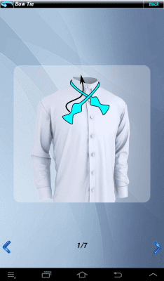 Capture d'écran de l'application Faire une cravate platine - #15