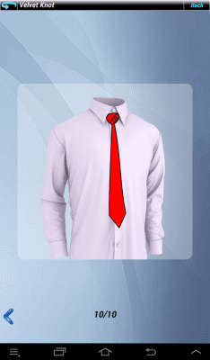 Capture d'écran de l'application Faire une cravate platine - #17